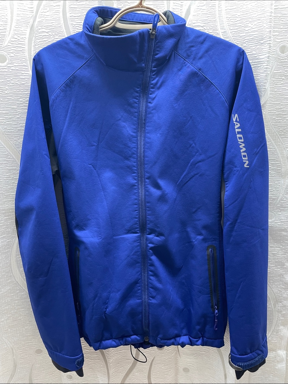 Salomon Men's Bright Blue Performance Softshell Jacket